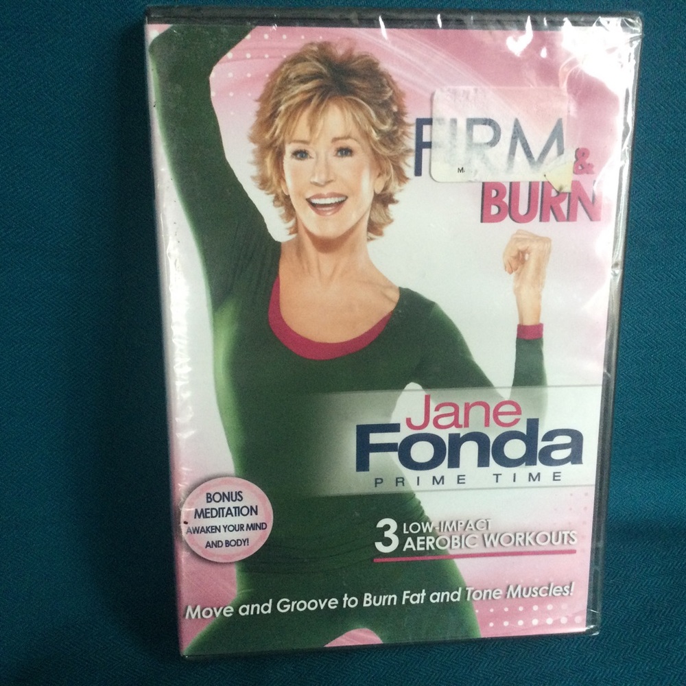 Jane Fonda Firm and Burn New Sealed Aerobic Workout DVD